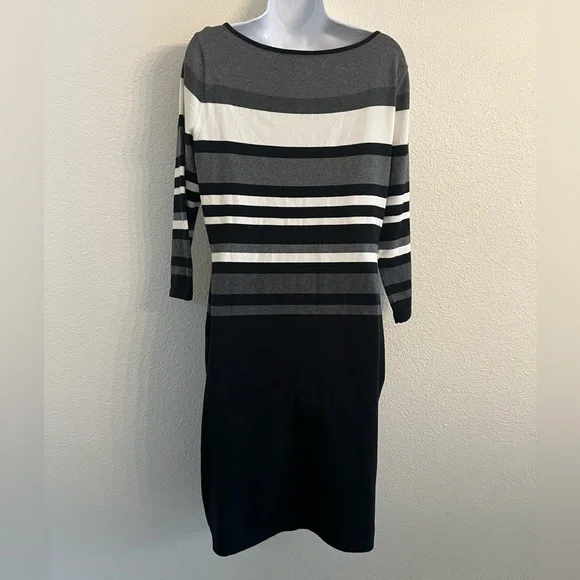 Lauren Ralph Lauren Striped Knit Sweater Dress - Picture 5 of 11